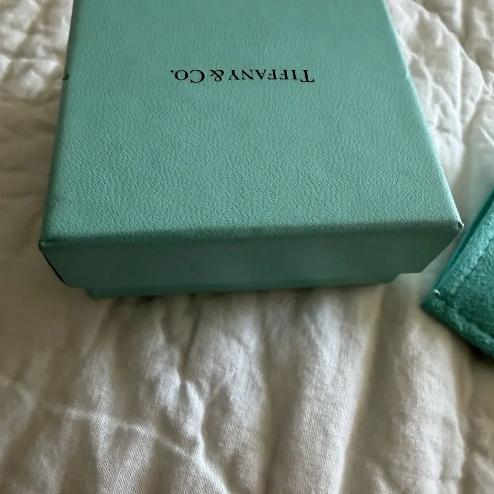 Tiffany & Co Jewelry Gift Box Teal Blue 3
